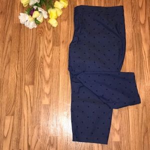 Polka dot capris